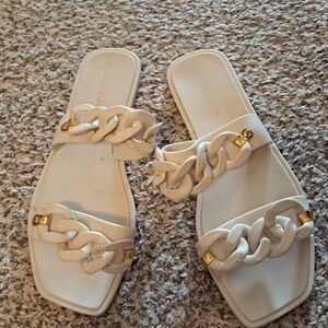Altar'd State Cream Chain Sandals